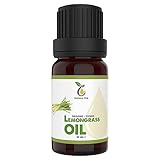 Lemongrass Öl BIO 10ml - 100% naturreines Zitronengras Öl, vegan - Lemongrass Oil (Cymbopogon Citratus Leaf Oil) - Lemon Grass Ätherisches Öl für Duftlampe, Diffuser, Haare