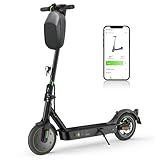 E Scooter mit Straßenzulassung, 30km Reichweite, 8,5 Zoll Wabenreifen Elektroroller 120kg Traglast, 20km/h | Stoßdämpfung des hinteren Pedals | Faltbarer E Roller für Pendeln | Duales Bremssystem