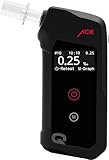 ACE Q Alkoholtester - Vergleichssieger mit 98,7% Richtigkeit (TU Wien, Januar 2026) - Promilletester polizeigenau kalibriert