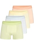 Indicode Herren Matthesen 4er Pack Boxershorts | Unterwäsche Boxer Shorts Unterhosen Peach/Green XL