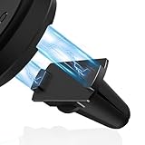 Magnetische Auto-Lüftungsgitterhalterung für OOONO CO-Driver NO2, Solide Metall-Autohalterung mit Eingebauten Magneten,für Verkehrsalarm Auto Mount