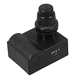 Tofficu Ignifierschalter Grillzündung Druckknopf Grillzünder Elektrogrill-Schaltertaste Grillzubehör Grilltaste Zündung für Grill Elektrogrill-Zündknopf Elektrogrill-Startknopf Abs Schwarz