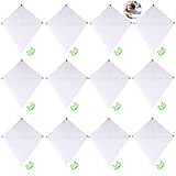 ZOYLINK Weißer Drachen für Kinder, Outdoor-Spiel, Spielzeug, kreatives Basteln, Malen, fliegender Drachen mit Wirbel und Schnur