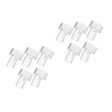 Beaupretty 10 Stück Teiliges Silikonventile für Handmilchpumpen Rückflussverhinderer mit Innendurchmesser Langlebig und Sicher für Frauen als für Partnerinnen oder Freundinnen