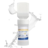 Weiße Lackwand - Schnelle Reparatur und feiner Pinsel für einfache Anwendung | Reparaturfarbe Innenrenovierung Innenwandfarbe | Weiße Wandpinsel Pinsel Wasserbasis Geruchsloser Latexfarbe Wand Renovie