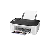 Canon Farbtintenstrahldrucker PIXMA TS3452 Multifunktionsgerät DIN A4 (Scanner, Kopierer, Drucker, 4800 x 1200 DPI, LCD, WLAN, USB, Apple AirPrint, PIXMA Cloud Link, Duplexdruck), schwarz weiß