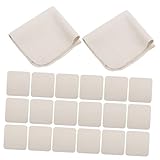 TOPPERFUN 20 Stück Wildlederhandtücher Kleine Fensterledertücher Autotücher Autowaschtücher Trocknen Von Auto Detailing Zubehör Autotücher Autohandtücher Trocknen Von Trockentüchern