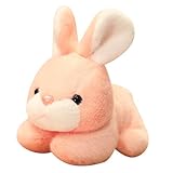 WEKAMOS Kawaii Plüschhase Kuscheltier Weicher Stoffhase Niedliches Kaninchen Kinderzimmer Dekoration Mädchen Geschenk
