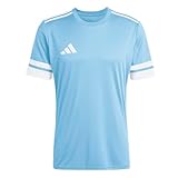 adidas Herren SQUADRA25 Jersey Short Sleeve, Team Light Blue/White, M