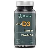 Taxifolin (Dihydroquercetin DHQ) mit Vitamin D3-530 mg, 60 vegetarische Kapseln