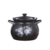 Suppentopf, Crock Pot, Keramik, großer Auflauf, offener Feuertopf, Eintopf, Suppentopf, Haushaltsbrei, Gaskochtopf, Suppentöpfe (AA)