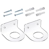 Genérico Golfballhalter, schwebendes Wandregal aus Acryl, für Golfbälle mit Wandmontage, 2 Stück, Golfball-Regal für Studio, Apartment, Schlafzimmer