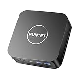 FUNYET Mini PC Alder Lake N95 (bis zu 3,4 GHz), 16 GB DDR4 RAM 512 GB SSD,Mini Desktop kompatibel mit Display 4K WiFi 5, BT4.2, USB3.2 DP 4K UHD DC HDMI