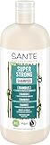 SANTE Naturkosmetik Super Strong Shampoo Bio-Bambus Extrakt + 3-Fach Protein Komplex, veganes Pflegeshampoo mit natürlichen Inhaltsstoffen, stärkt kraftloses und schwaches Haar, 500 ml