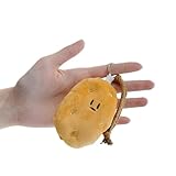 Mllepjdh Niedlichkeits Kartoffel Plüsch Schlüsselanhänger Weiche Figur Schlüsselanhänger Rucksack Ornament Zubehör PP Baumwoll Textur Für Die Tägliche Plüschkartoffel