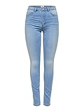 ONLY Damen Onlroyal Hw Sk Bb Bj13333 Noos Jeans, Light Blue Denim, M / 30L EU