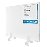 OPRANIC Infrarotheizung Hybrid mit Thermostat | 5 Jahre Garantie | Infrarot Wandheizung, Elektro Heizkörper, Elektroheizung Wandmontage, Infrarotheizung Standgerät (Standgerät 550 Watt)