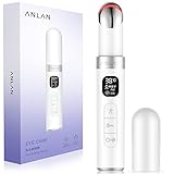 Augenmassagegerät,ANLAN 38-45 ℃ Gesichtsmassagegerät Eye Fresher Elektrisch EMS Gesicht Gerät 5 Modi LED Lichttherapie Facial Massager für augenringe entfernen,Face&Eye massager Anti Falten Anti Aging