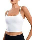 RIOJOY Sport BH Damen, Lycra Sport BH Mit Verstellbaren Trägern, Herausnehmbare Einlagen, Crop Tops, Tank Top Mit Integriertem BHS