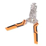 Elektrikerzange, Drahtstreifenwerkzeug - Falten tragbare Drahtcrimpers - Multifunktionale elektrische Zange, Schraubschneider -Werkzeug zum Nagelbruch, Strippen, Spalten, Schneiden