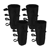 Veemoon 4 Stück Sandsäcke aus Oxford Gewebe Wetterfeste Gewichte für Pavillons Sonnensegel und Sonnenschirme Faltbar und Befüllbar Outdoor Zubehör für Sicheren Halt bei Wind