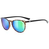 uvex LGL 43 - Sonnenbrille für Damen und Herren - starker Schutz vor Sonnenstrahlung - inkl Schriftzug auf den Bügeln - havanna/green - one size
