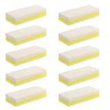 Gogogmee 10 Stück Doppelseitiger Fußbimsstein aus PU und Bimsstein Kompakter Fußreiniger zur Hornhautentfernung und Peeling für Rissige Fersen Langlebiger Pediküre Stein für Sanfte