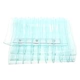 TOYANDONA PVC Türvorhang mit Hurrikansicheren Lamellen Winddicht und Langlebig für Gewerbliche Lager und Küchen 18cm Breite Streifen