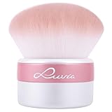 XXL Kabuki Pinsel Luvia, Puder Schminkpinsel, XXL Puder Pinsel für das Gesicht, Bronzer, Blush, Contour, Highlighter, veganer Kosmetikpinsel // Kabuki Brush - Candy
