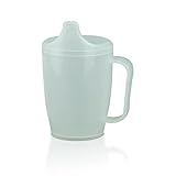 HaseMed Trinkbecher mit Griff & Tülle (1 Stück) – Ergonomischer Becher für sicheres Trinken ohne Verschütten, ideal für Senioren & Menschen mit eingeschränkter Handfunktion – Robust & langlebig, 12 mm