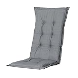 Madison , , Schaum und Vlies , A046 Hochlehner Auflage Basic Grey, ca. 123 x 50 x 8 cm, grau