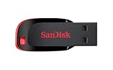 Sandisk Cruzer Blade USB-Flash-Laufwerk, 32 GB, USB Typ A 2.0, Schwarz, Rot – USB-Flash-Laufwerke (32 GB, USB Type-A, 2.0, Slide, Schwarz, Rot)