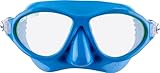 Cressi Moon Kid Mask - Schnorchelmaske für Kinder, Blau/Lime, Einheitsgröße