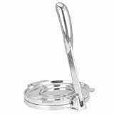 Cosiki Nicht-Stick-Rotis-Presse, Teig Press Backware-Geräte Faltbare Aluminiummehl Tortilla Press Tortilla Presshersteller DIY Backwerkzeugzubehör Zubehör Pastry Presswerkzeug Küchenutensilien