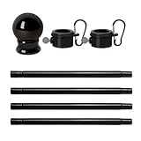 Fahnenmast – verdickter Fahnenmast, 1,8 m Lange Edelstahl-Fahnenmasten für den Außenbereich, robuste Wohnflaggenstangen, Sport für Garten, Garage, Hof, Terrasse, Dach, Wand, Urlaub, Feier, Party