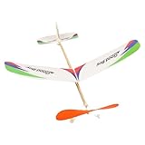 Flugzeug Modell | Flugzeugmodell Bausatz Für Kinder,Gummimotor-Betriebenes Lernspielzeug Für Draußen Park Geburtstag Fest