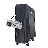 HUDORA Tischtennisplatten Abdeckung in 187x72x156 cm - PU-beschichtete Tischtennis Hülle - Schutz vor Sonne / Staub & Regen - Abdeckhülle mit Reißverschluss - Schutzhülle für Tischtennisplatte