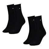 Tommy Hilfiger Damen Socken, Classic, 4er Pack (Schwarz, 35-38 (4 Paar))