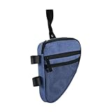Almencla Unterarmgehilfe Tasche Polyester Wasserdichte Aufbewahrungstasche mit Reißverschluss Mesh Fach Und Dreiecksform für Alltag Senioren Outdoor, Blau