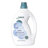 HAKA Feinwaschmittel, Flüssigwaschmittel für Feines, Seide & Buntes, für 66 Waschgänge, 2 l