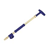 AUNMAS Handdrucksprüher mit Schlauch, Gartenschlauchstab aus Edelstahl und Kupfer, Tragbarer Mehrzweck-Gießstab aus Metall Zum Bewässern von Pflanzen und Sprühen von (Einzelkopf)