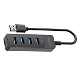 Multiport-USB-3.0-Verlängerungsadapter mit 4-Port-Splitter, gleichzeitiger Anschluss für Zuhause und Büro