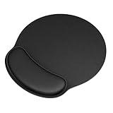 Gomin Mauspad mit Gelkissen - Ergonomisches Komfort Mousepad mit Handgelenkauflage - rutschfest & Wasserdicht - Memory Foam Mouse Pad mit Handgelenkpolster, Handauflage Gelpolster Maus Pad, Computer