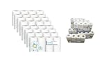 Toilettenpapier 3-lagig – 64 Rollen (8 x 8) 150 Blatt pro Rolle | 100% reine Zellulose | Weiches & saugfähiges Premium-Toilettenpapier – Weiß, ideal für Haushalt & Gewerbe