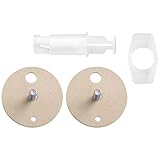 tesa Power.Kit-Adapter BK43-2, selbstklebendes Ersatzteil-Set, Metallplatte, Durchmesser 34mm, Höhe 16mm, Bolzenlänge 12mm