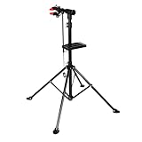 WOLEGM Fahrrad Montageständer,Profis Fahrradreparaturständer bis 50 K Gbelastbar,klappbar und 360° Drehbare Halterung,Höhenverstellbar bis 189cm,Reparaturständer Fahrrad für MTB, Cross-Country-Räder