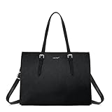 TAN.TOMI Handtasche Damen, Laptop Handtasche Damen für Büro Schule, Groß Tote Bag Aktentasche Notebooktasche Arbeitstasche Bürotasche Bsiness Taschen Damen 15,6 Zoll.