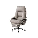 CFY652 Office Chair Ergonomischer Bürostuhl mit Katzenpfoten-Leder, Liegekomfort for den Chef, Heimgebrauch, langes Sitzen Bürostuhl Ergonomisch