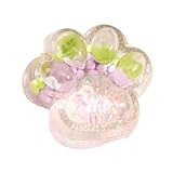 DzpKrka Squishy Cat Toy Riesige Cat Paw Anti Stress Bälle 7x6.5cm Süße Cat Paw Squeeze Toy Gummi Elastisches Quetschspielzeug Kneifspielzeug Für Katzenliebhaber,Kinder,Erwachsene