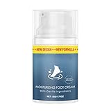 Pflege und feuchtigkeitsspendende Fußcreme, Fußpflegelotion, Nagel -Hydratation -Creme, tief, botanische Zutaten, 4,3 x 4,3 x 9,9 cm, ideal für die Verwendung nach Duschen oder vor dem Schlafe